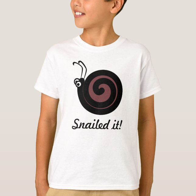 T-shirt Cartoon mignon animal serré Il amusant enfants (Devant)