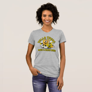 T-Shirt Cartoon Vintage "Book & Brew Buds"
