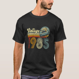 T-shirt Cas Vintage 40 Ans Né En 1985 40e Anniversaire