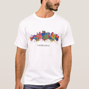 T-shirt Casablanca Maroc Skyline