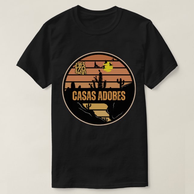 T-shirt Casas Adobes, Arizona (Design devant)