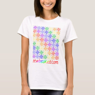 T-shirt Cascade d'arc-en-ciel de Zazzle