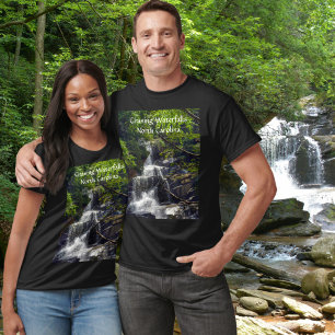 T-shirt Cascade de Caroline du Nord Montagnes Photo