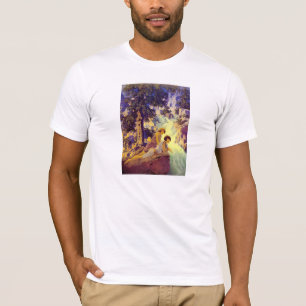 T-shirt : Cascade - par Maxfield Parrish