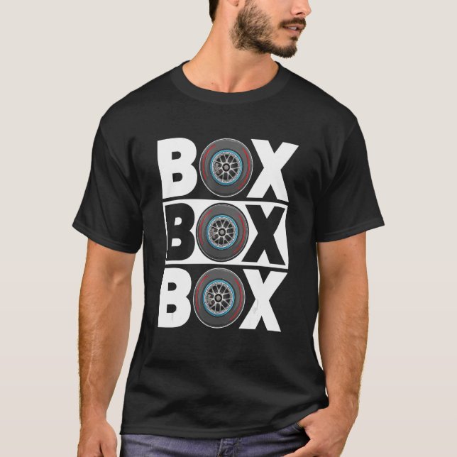 T-shirt Case Box F1 Drag Racing Race Drifting Fast Cars (Devant)