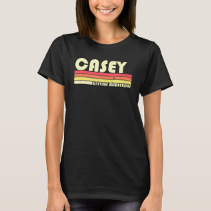 T-shirt Casey Surnom Retro Vintage 80s 90s Anniversaire Re