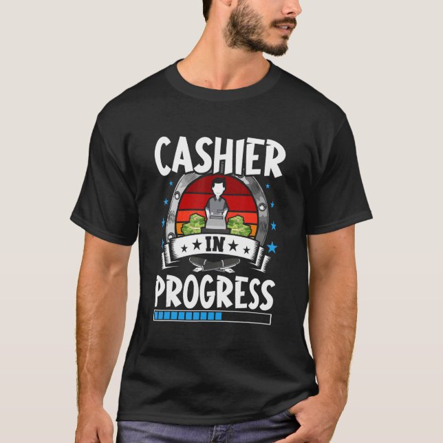 T-shirt Cashier In Progress Trainee Student (Devant)