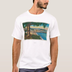 T-shirt Casino et pilier, Père Noël CruzSanta Cruz, CA