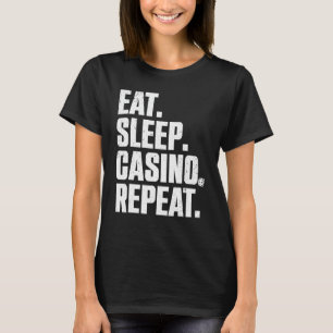 T-shirt Casino Pour Homme Femme Casino Joueur Poker