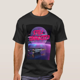 T-shirt Casque Audio Filaires Rétro Encore Connecté