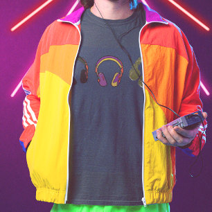 T-shirt Casque cool Dj musique