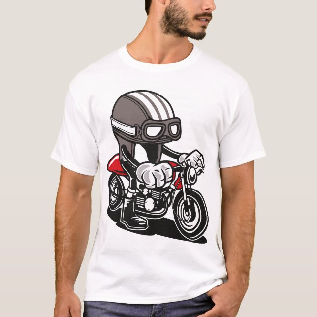 T-shirt Casque de Caferacer (Devant)