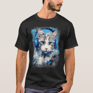 T-shirt Casque de chat Rave EDM Ragamuffin