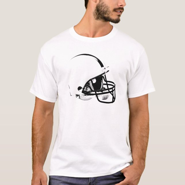 T-shirt Casque de football Pop Art (Devant)