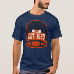 T-shirt Casque de football rétro géant de Chicago