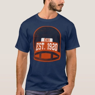 T-shirt Casque de football rétro géant de Chicago