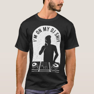 T-shirt Casque de mixage de mèmes de jockey cool Deejay