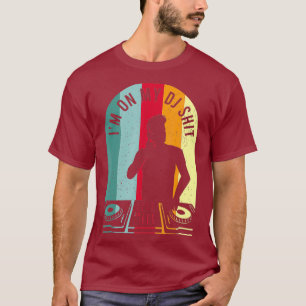 T-shirt Casque de mixage de mèmes de jockey cool DJ Image