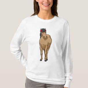 T-shirt Casque de musique à cheval