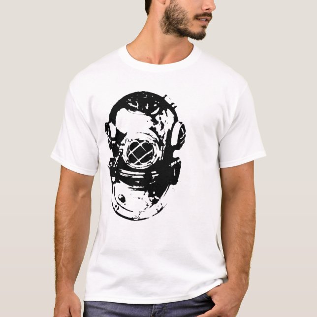T-shirt casque de scaphandre (Devant)