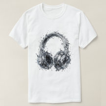 Casque d'eau Splash Water Fluid Audio Musique Art