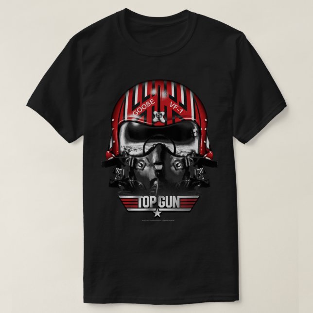 T-shirt Casque d'oie de canon supérieur (Design devant)