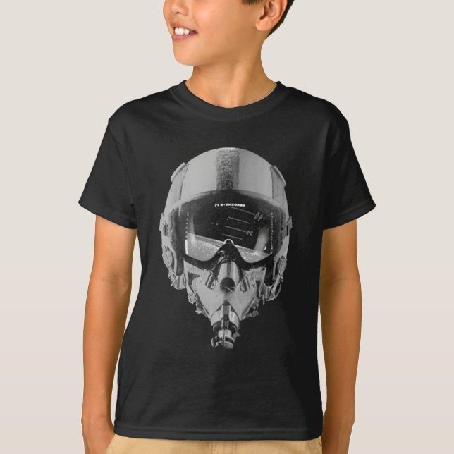 T-shirt Casque et altimètre de pilote d'avion de chasse (Devant)