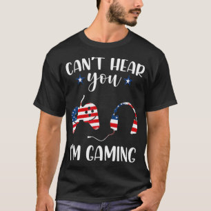 T-shirt Casque Gamer Cant Vous Entendre Im Jeu 4e de