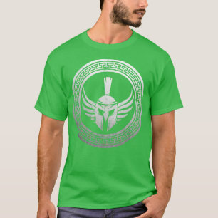 T-shirt Casque guerrier spartiate Vintage