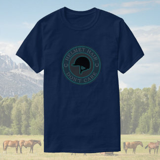 T-shirt Casque Hair Don't care - Casque Equestre Anglais