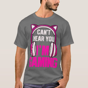 T-shirt Casque Joueur fille de jeu