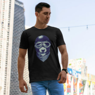 T-shirt Casque moto animal chien