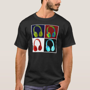T-shirt Casque Pop Art