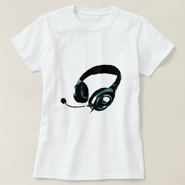 T-shirt Casque Pop Art (Design devant)