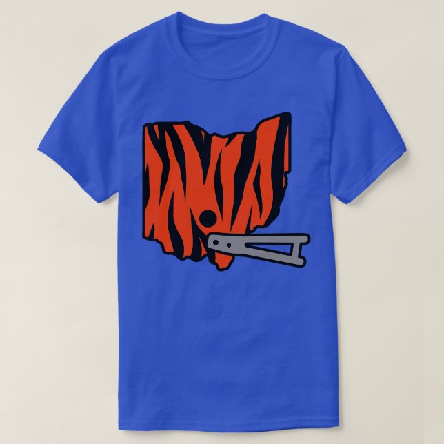 T-shirt Casque rétro Cincinnati Ohio Blanc (Design devant)