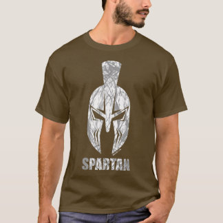 T-shirt Casque SpartanSpartanGymnase Motivation Fitness di