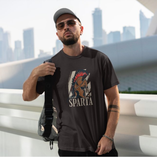 T-shirt Casque spartiate historique (Créateur téléchargé)