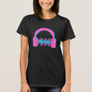 T-shirt Casque Techno Musique Edm Festival Rave Dubstep 