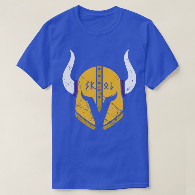 T-shirt Casque Vikings du Minnesota (Design devant)