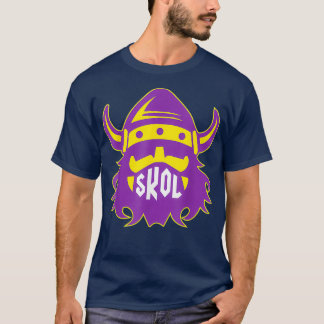 T-shirt Casque violet nordique plus fort