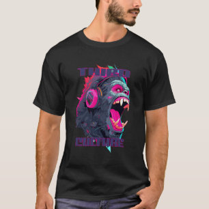 T-shirt Casques Cyberpunk Gorilla