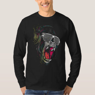 T-shirt Casques de singe de Gorilla