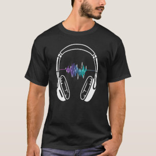 T-shirt Casques Dj cool 80s Discjockey Party