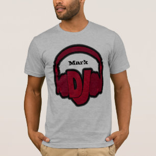 T-shirt casques DJ personnalisés à la mode