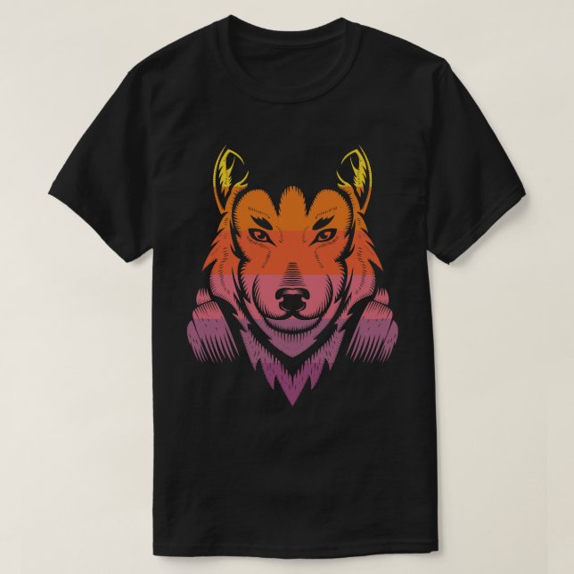 T-shirt Casques Wolf vintages (Design devant)