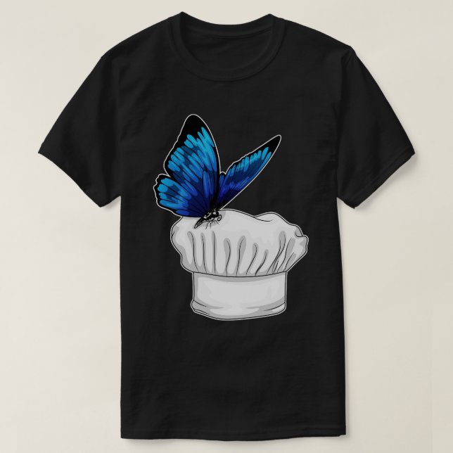 T-shirt Casquette chef papillon (Design devant)