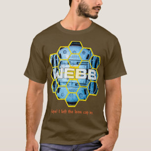T-shirt Casquette de lentilles du télescope spatial James 