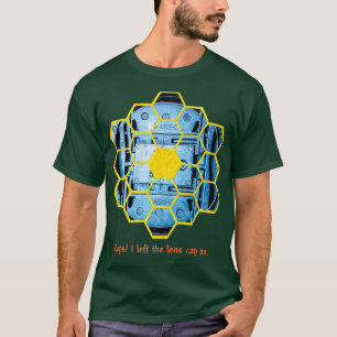 T-shirt Casquette de lentilles du télescope spatial James 