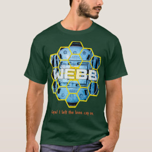 T-shirt Casquette de lentilles du télescope spatial James 
