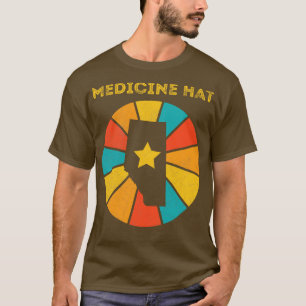 T-shirt Casquette de médecine Alberta Canada Vintage Sou e